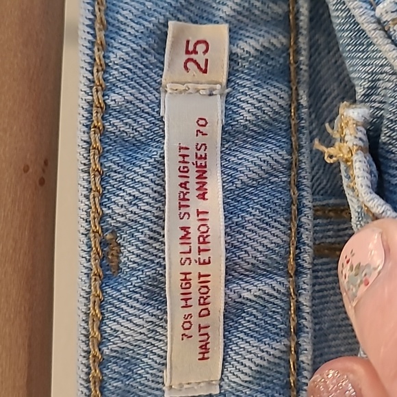 Levis 70s jeans. Size 25 - Picture 6 of 10